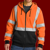 A107 Class 3 Heavy Duty Fleece Full Zip Hoodie