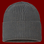 Sustainable Chunky Rib Cuffed Beanie