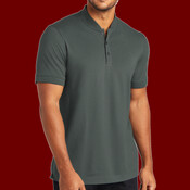 Stretch Pique Henley