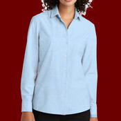 Women's Long Sleeve Stretch Woven Shirt