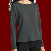 Women's Stretch Drop Shoulder Pullover