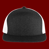 Heather 6-Panel Arch Trucker Snapback Cap