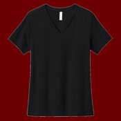 Women's Relaxed Heather CVC V Neck Tee
