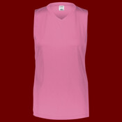 Girls Attain Wicking Sleeveless Jersey