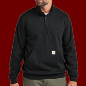 Midweight 1/4 Zip Mock Neck Sweatshirt