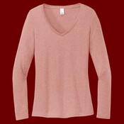 Women's Perfect Tri ® Long Sleeve V Neck Tee