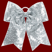 Sequin Cheer Hair Bow