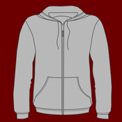 Unisex Sponge Fleece DTM Full-Zip Hoodie Sweatshirt