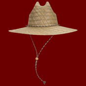 OTTO CAP® Straw Lifeguard Hat w/ Adjustable Cord