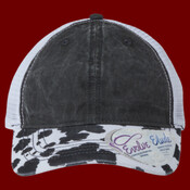 Women's Printed Bill with Mesh Back Cap