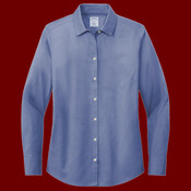 Women's Wrinkle Free Stretch Pinpoint Shirt