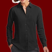 Women's Full Button Satin Blouse
