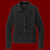 Women's Mid Layer Stretch Button Jacket
