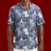 Coconut Point Playa Flora Short Sleeve Shirt