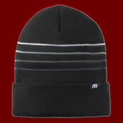 Striped Cuffed Beanie