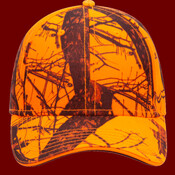 OTTO CAP® Mossy Oak Camouflage Sandwich Visor 6 Panel Low Profile Baseball Cap
