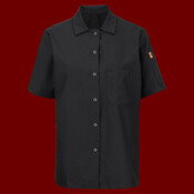 Women's Mimix™ Short Sleeve Cook Shirt with OilBlok