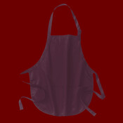 Medium Length Apron with Pouch Pockets