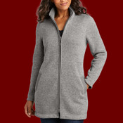 Women's Arc Sweater Fleece Long Jacket