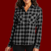 Women's Plaid Flannel Shirt