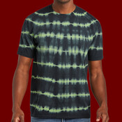 Allover Stripe Tie Dye Tee