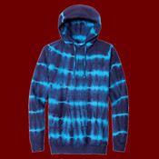 Allover Stripe Tie Dye Fleece