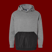 Unisex Mixed Media Hooded Sweatshirt