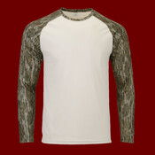 Men's Jackson Mossy Oak Colorblocked Long Sleeve T-Shirt