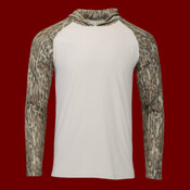 Men's Biloxi Performance Colorblocked Hooded Long Sleeve T-Shirt