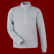 Unisex Pigment-Dyed Fleece Quarter-Zip Pullover
