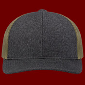 Melange Heather Low-Profile Trucker