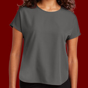 Women's Stretch Crepe Crew