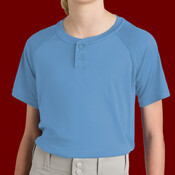 Youth PosiCharge ® Competitor 2 Button Henley