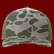 Printed Five-Panel Trucker Cap