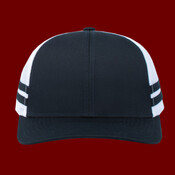Low-Profile Stripe Trucker Cap