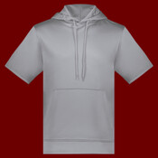 Unisex Fleece Short Sleeve Hooded Pullover