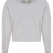 Women's Cropped Pullover Sweatshirt