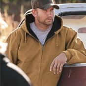 Men's Cheyenne Boulder Cloth™ Hooded Jacket with Tricot Quilt Lining