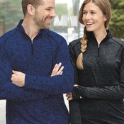 Men's Tonal Blend Quarter-Zip Pullover