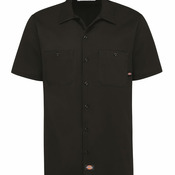 Men's Industrial Short Sleeve Cotton Work Shirt