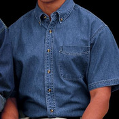 Port Authority® - Short Sleeve Denim Shirt. S500